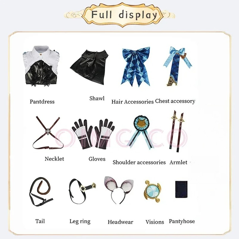 Lynette Cosplay Costume  Gensh - Anime Cosplay In Chinese ulasan dan harga