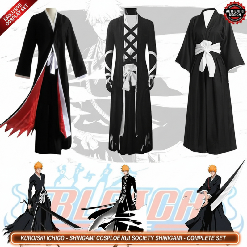 ☆SunlCos Anime Bleach Kurosaki - Anime Cosplay Bleach ulasan dan harga