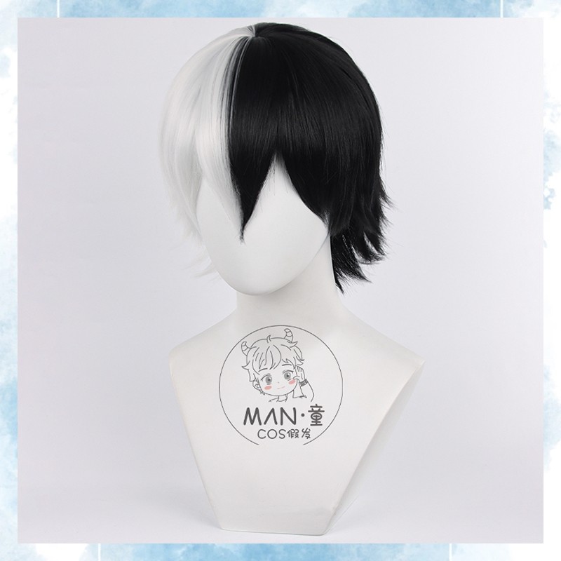 Danganronpa Monokuma Cosplay W - Cosplay Anime White Hair ulasan dan harga