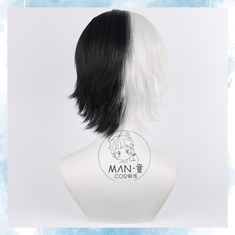 Danganronpa Monokuma Cosplay W - Cosplay Anime White Hair ulasan dan harga