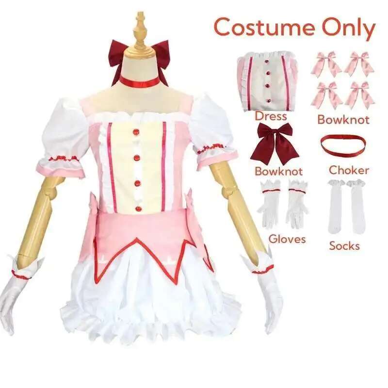 Magical Girl Puella Magi Madok - Anime Cosplay Diy ulasan dan harga