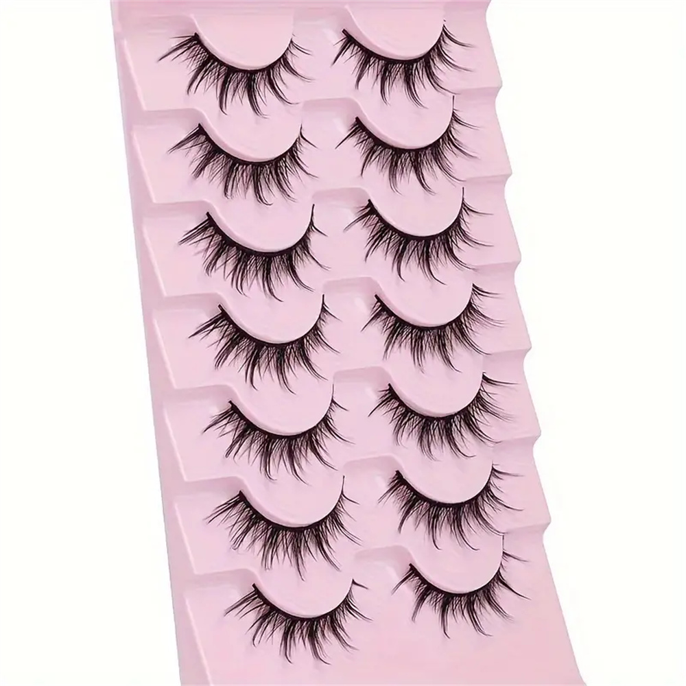 Natural Look False Eyelashes A - Asian Cosplay Anime ulasan dan harga