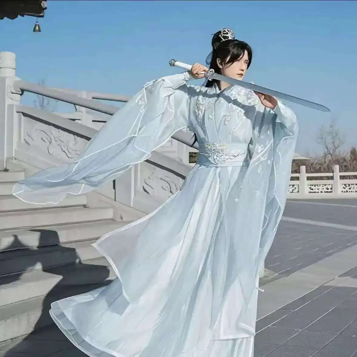 Large Size 3XL Hanfu Men Chine - Anime Cosplay In Chinese ulasan dan harga