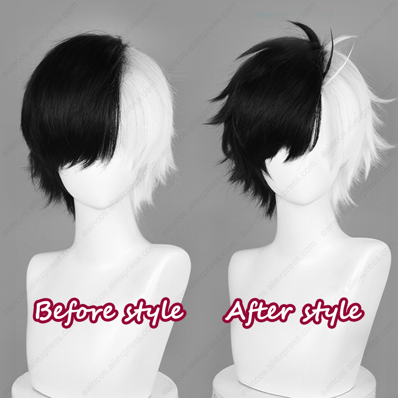 Sakura Haruka Cosplay Wig 30cm - Cosplay Anime White Hair ulasan dan harga
